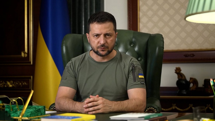 Zelensky oo ka hadlay dagaalka Ruushka.jpg